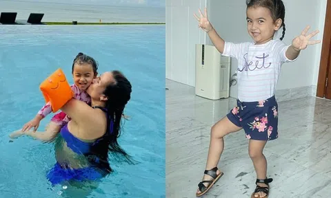 Con gái lai Ấn của Võ Hạ Trâm nói chuyện như "bà cụ non", lớn lên cá tính mạnh "bằng cả ba mẹ cộng lại"