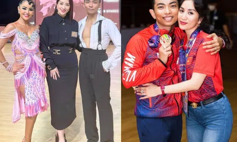 Khánh Thi một tay bồi dưỡng Phan Hiển tạo nên lịch sử cho dancesport Việt Nam, chồng cũng là trò khiến cô giáo tự hào