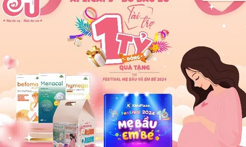 Aplicaps - Bổ bầu EU tài trợ 1 tỷ đồng quà tặng tại “Festival Mẹ bầu và Em bé 2024”