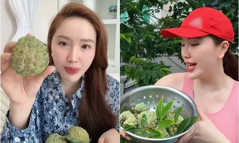 Bảo Thy lên tiếng thanh minh khi bị chê không biết phân biệt quả chín trong đoạn clip hái na vườn nhà