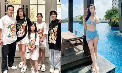 Sao Việt sinh 4 con vẫn "trông mòn con mắt": Jennifer Phạm dáng nuột "hút hồn" chồng đại gia, vợ Lý Hải như gái đôi mươi