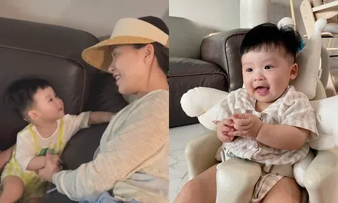 Con trai lai Hàn của Sam "đứng hình" vì mẹ, quý tử không chỉ có nhan sắc soái ca mà còn cực tình cảm