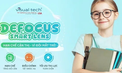 Tròng kính hạn chế cận thị Defocus Smart Lens – giải pháp cho đôi mắt trẻ em