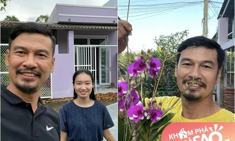 Tiết Cương lấy vợ trẻ xong thích sống trong "biệt phủ" màu tím ở quê, yêu từng cái cây trong khu vườn