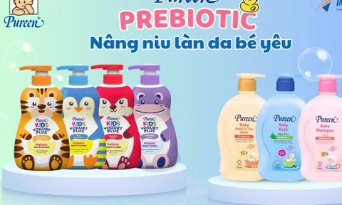 Pureen ra mắt dòng sản phẩm tắm gội chứa Prebiotic: Giải pháp tự nhiên cho làn da bé khỏe mạnh