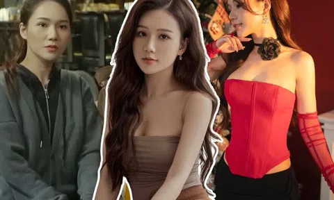 "Tình địch" Kiều Anh ăn mặc giản dị trên phim, đời thực gợi cảm hơn "chính thất", bầu bí vẫn khoe vẻ đẹp phồn thực