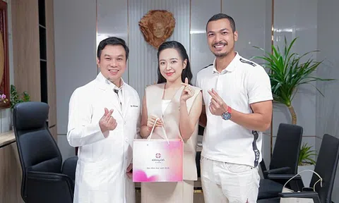 Diễn viên Kim Oanh & Vũ Tuấn Việt thăm khám sinh sản tại Đông Đô IVF Center chuẩn bị đón em bé