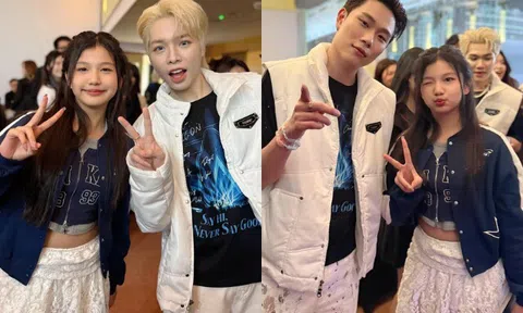 Hoa hậu Jennifer Phạm chi gần 100 triệu cùng con gái đu idol "Anh trai say hi" ở Mỹ Đình, nhan sắc ái nữ hào môn chuẩn Hoa hậu tương lai