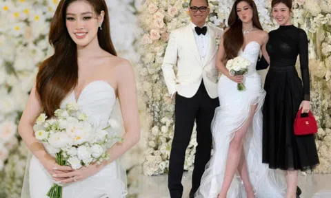 Đám cưới Khánh Vân và chồng hơn 17 tuổi: Cô dâu diện trang sức 1 tỷ, chú rể bị "bệnh nghề nghiệp" ngay trong ngày vui