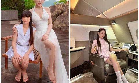 Hotgirl Hà Thành bị trêu đẻ thuê cho ông chủ chuỗi khách sạn hạng sang đất Sài Gòn, nhìn mặt 2 con ai cũng xuýt xoa