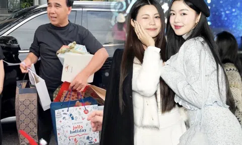 Quyền Linh được fan bao vây tặng quà, chưng hửng vì câu nói: "Gửi cho Lọ Lem - Hạt Dẻ chứ không phải chú"