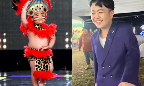 "Thần đồng âm nhạc" Tin Tin dậy thì khó nhận ra ở tuổi 13, gương mặt nay giống hệt bố ruột cũng là ca sĩ