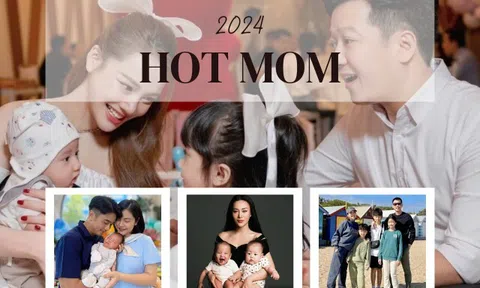 Top 5 HOT MOM 2024: Vân Trang U34 sinh con trai sau khi có 3 con gái, Ốc Thanh Vân 1 năm vất vả một mình chăm bầy con ở Úc