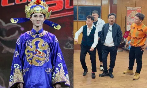 NSND Xuân Bắc lộ ảnh luyện tập cùng dàn "Táo quân", Vân Dung gọi Cục trưởng bằng cái tên "Nam Tào"