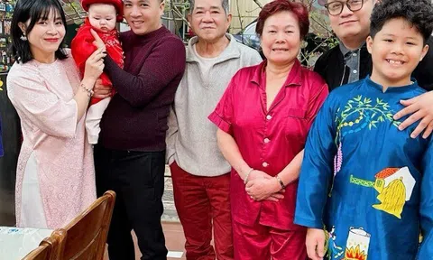 MC Chúng tôi là chiến sĩ lần đầu khoe ảnh gia đình, chồng mới chồng cũ chung khung hình hạnh phúc bên các con