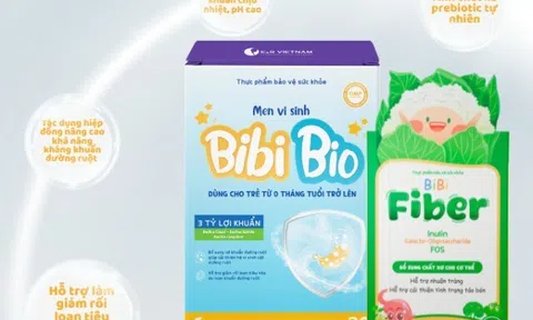 Bộ đôi Men vi sinh Bibi Bio tinh chất xơ Bibi Fiber - “tấm khiên” bảo vệ hệ tiêu hóa cho cả gia đình