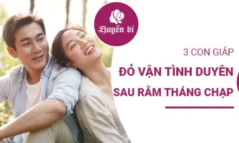 Tình yêu về sau rằm tháng chạp: 3 con giáp may mắn nhất