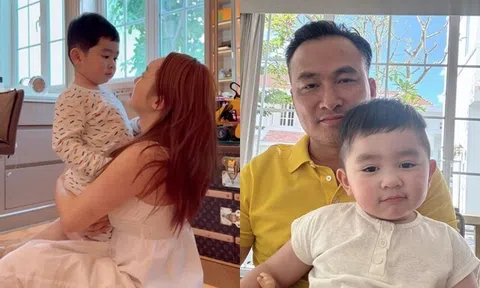 Vợ trẻ của Chi Bảo nghiêm khắc phạt quý tử Gia Khang, nhận được nhiều lời khen về cách dạy con