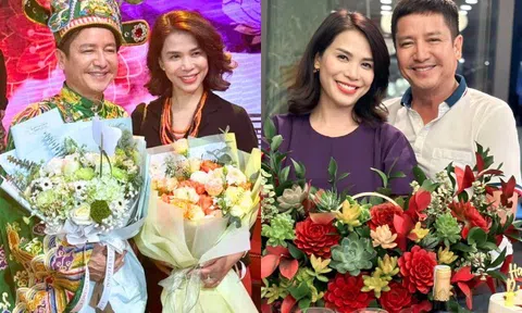 Bạn gái Chí Trung đến tận trường quay thăm Táo Giao thông, thân thiết với đồng nghiệp của bạn trai như người nhà