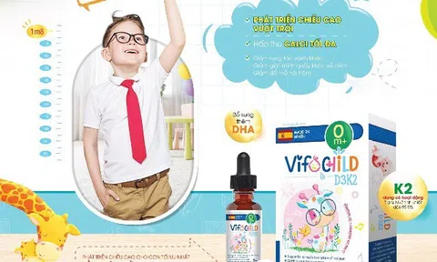 Phát triển chiều cao cho con tối ưu bằng cách sử dụng vitamin D3K2