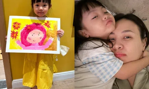 Đàm Thu Trang bật khóc trước mặt con gái ngày cận Tết, ái nữ có hành động an ủi mẹ ai cũng tấm tắc khen