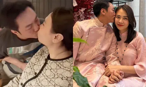 Đàm Thu Trang tự tay nấu ăn cho ông xã dịp sinh nhật, Cường Đô La vừa nhận quà "khủng" liền khóa môi vợ ngọt ngào