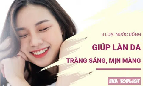3 loại nước uống thiên nhiên giúp da trắng sáng, mịn màng