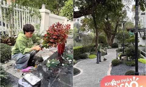 Biệt thự rộng thênh thang của gia đình ca sĩ Nguyễn Trần Trung Quân với hồ cá Koi "khủng", nhìn là biết giàu cỡ nào