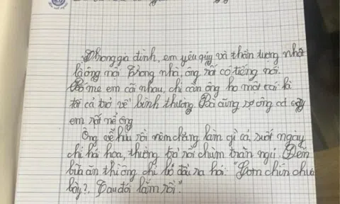 Bé tiểu học viết văn tả ông nội, tiết lộ công việc hàng ngày của ông khiến cõi mạng cười xỉu