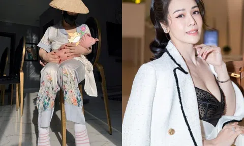 Nhật Kim Anh làm mẹ lần hai sau 10 năm, cảnh bỉm sữa không lung linh như ảnh mạng