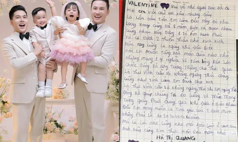 Xúc động khi xem bức thư tay Thanh Đoàn viết cho Hà Trí Quang, nét chữ xiêu vẹo nhưng chứa đựng cả "biển tình"
