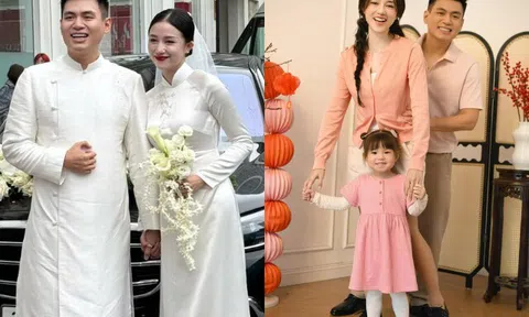 Salim làm lễ thành hôn sau 3 năm sinh bé Pam, "Long Hạt Nhài" mang 9 tráp sính lễ đến hỏi cưới vợ