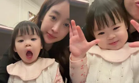 “Dâu hào môn” Đỗ Mỹ Linh dạy con gái học, bé Tuệ An mới 1 tuổi đã cực thông minh nhờ hưởng gen bố chủ tịch