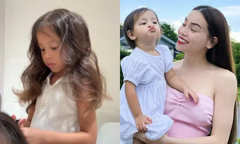 Con gái duy nhất của Hồ Ngọc Hà sở hữu mái tóc xoăn "hoa hậu", mới 5 tuổi đã có bí quyết làm đẹp