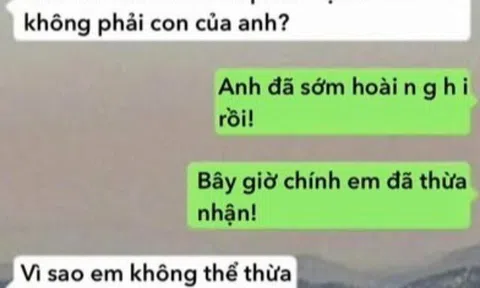 Chồng luôn nghi ngờ đứa trẻ không phải con ruột, vợ thú nhận sự thật, cái kết khiến ai cũng bật cười