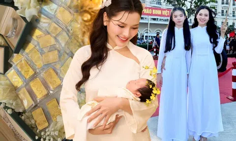 Mẹ đơn thân Vbiz "lãi to" sau 3 năm nhận 88 cây vàng từ nhà chồng, con gái riêng giấu 9 năm nay cực xinh
