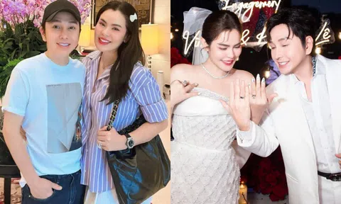 Hoa hậu Phương Lê mang thai lần 4 sau 1 năm cưới NSƯT Vũ Luân, nam nghệ sĩ háo hức vì lần đầu làm bố