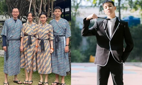 Hoa hậu Thùy Lâm khoe khoảnh khắc gia đình yên bình vào ngày nghỉ, quý tử nay cao lớn như "bạn" của bố Tiến sĩ