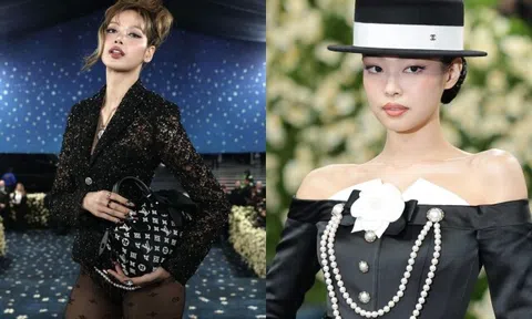 Thảm đỏ Met Gala 2025: Jennie (BLACKPINK) điện ảnh tuyệt đối, Lisa (BLACKPINK) mặc quần nội y khoe "cặp kiếm Nhật"