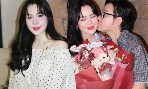 NSƯT Vũ Luân rưng rưng nước mắt vì được làm bố, 3 con của Hoa hậu Phương Lê phản ứng khi biết mẹ sinh thêm em