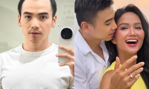 Chồng H'Hen Niê phẫu thuật thay đổi ngoại hình, từng tự ti vì cưới hoa hậu nay khoe cảnh "vợ chồng son" ngọt lịm