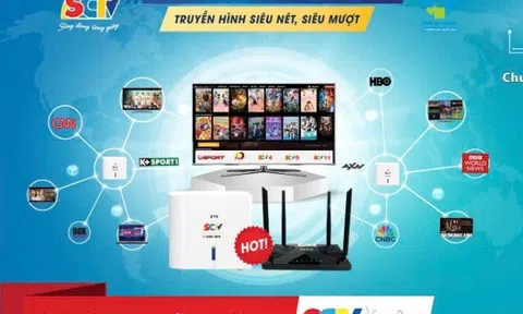 Ưu đãi trong tháng 5, tháng 6.2025 khi lắp Internet SCTV