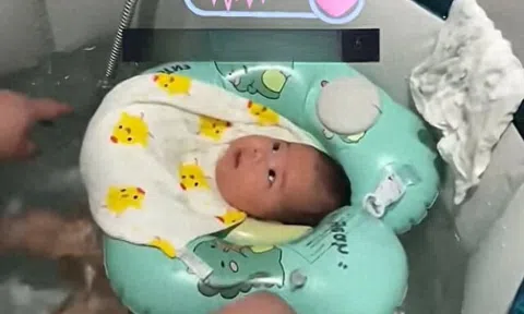 Khoảnh khắc “1 giây trước thảm hoạ”, bé 2 tháng tuổi xinh như thiên thần được cứu kịp thời trong tai nạn với phao bơi đỡ cổ
