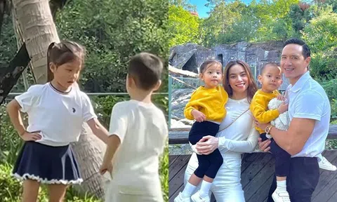 Sao Việt 24h: Con gái Hồ Ngọc Hà catwalk thần thái chuyên nghiệp hệt mẹ, quát em trai cũng dứt khoát ra dáng chị lớn