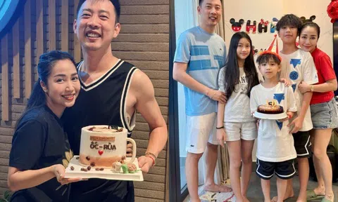 Ốc Thanh Vân khoe ảnh hẹn hò với ông xã Trí Rùa, từ ngày đưa 3 con về Việt Nam sung sướng hơn hẳn