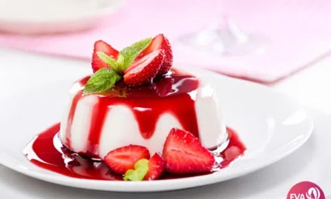 Panna Cotta, tinh hoa của sự tinh tế trong từng muỗng kem.