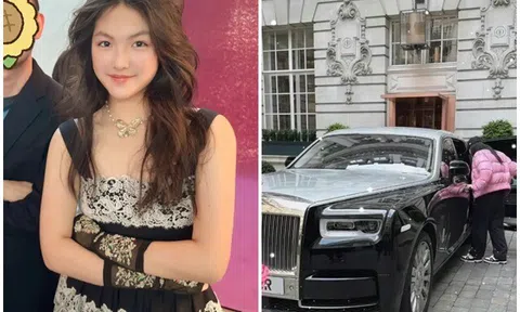Bé gái "Bố ơi! Mình đi đâu thế?" càng lớn càng xinh, 14 tuổi gặp Hoàng hậu Anh, tương lai thừa kế 175 nghìn tỷ