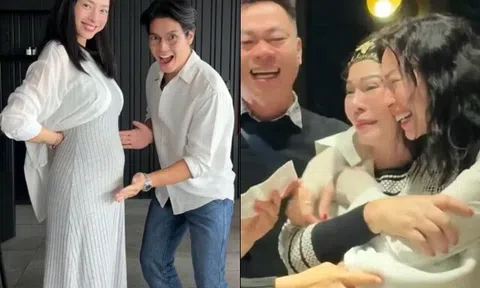 Mẹ ruột Ngô Thanh Vân rơi nước mắt khi biết con gái mang thai ở tuổi U50, mẹ chồng hò reo khi lên chức bà nội