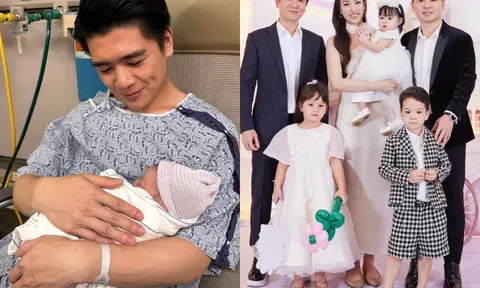 Anh chồng Đỗ Mỹ Linh đón con thứ 3