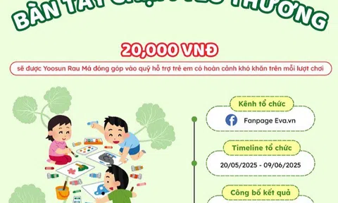 Minigame “Bàn Tay Chạm Yêu Thương” – Cùng bé vẽ lên mùa hè rực rỡ